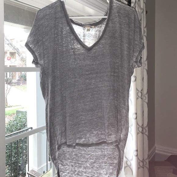 Hi-low grey t shirt - Picture 1 of 2